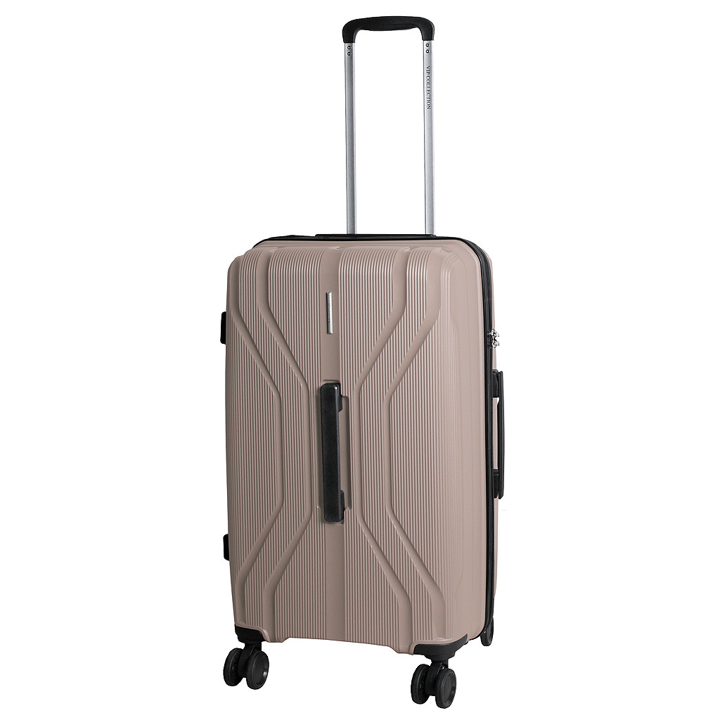 Товар для зручної подорожі Середня валіза з поліпропілену Vip Collection Phuket 25 Beige